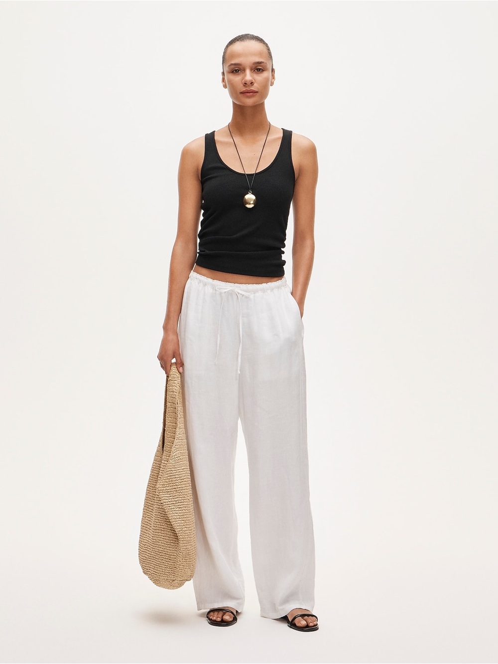 J. Crew Soleil pant in linen